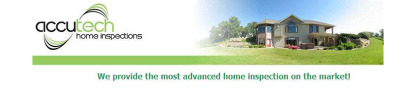 accutech home inspections - we provide the most advanced home inspection on the market!