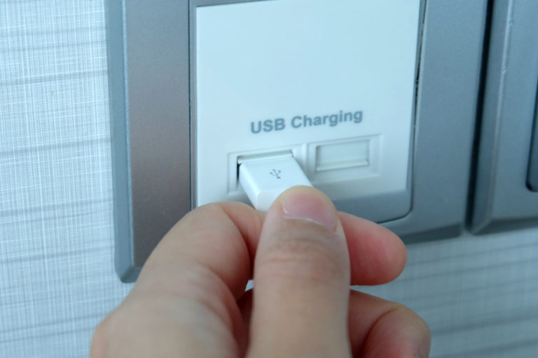 Change Outlets To Include USB Ports for Charging Devices
